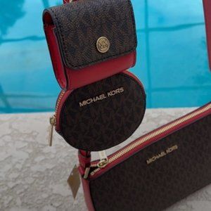 Michael Kors Jet Set Travel Crossbody w Tech Attch